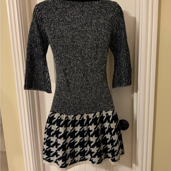 863-MTT Blush by US Angels Girls Sz. 14 Holiday Sweater Dress NWT Black /Ivory - Picture 13 of 16